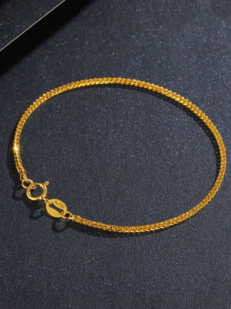 Women's Color Coarse Rose Gold 18K Bracelet
