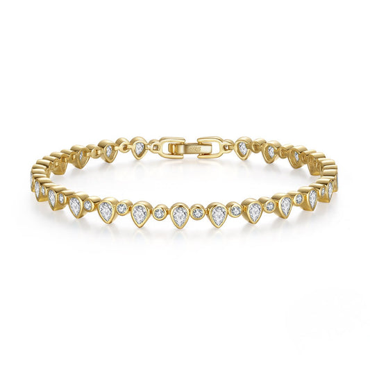 Teardrop Diamond Tennis Bracelet