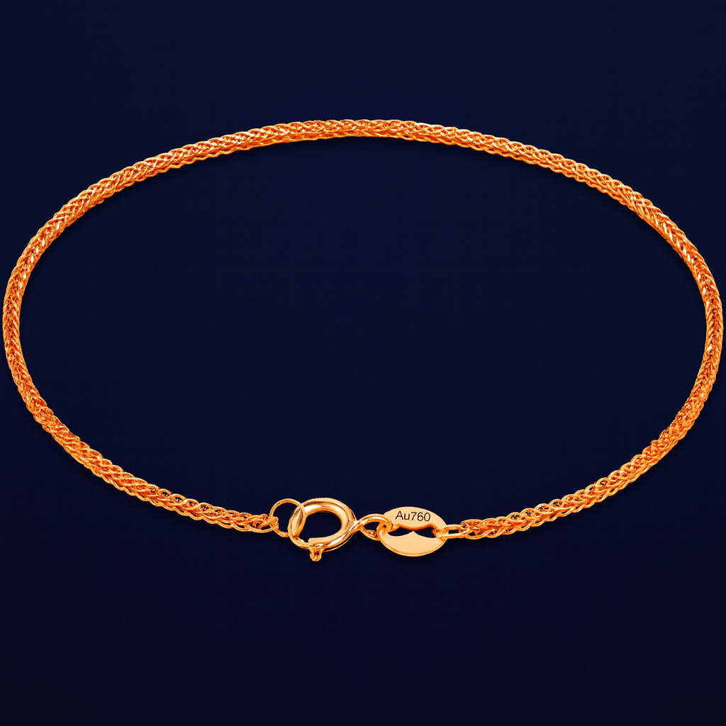 Women's Color Coarse Rose Gold 18K Bracelet