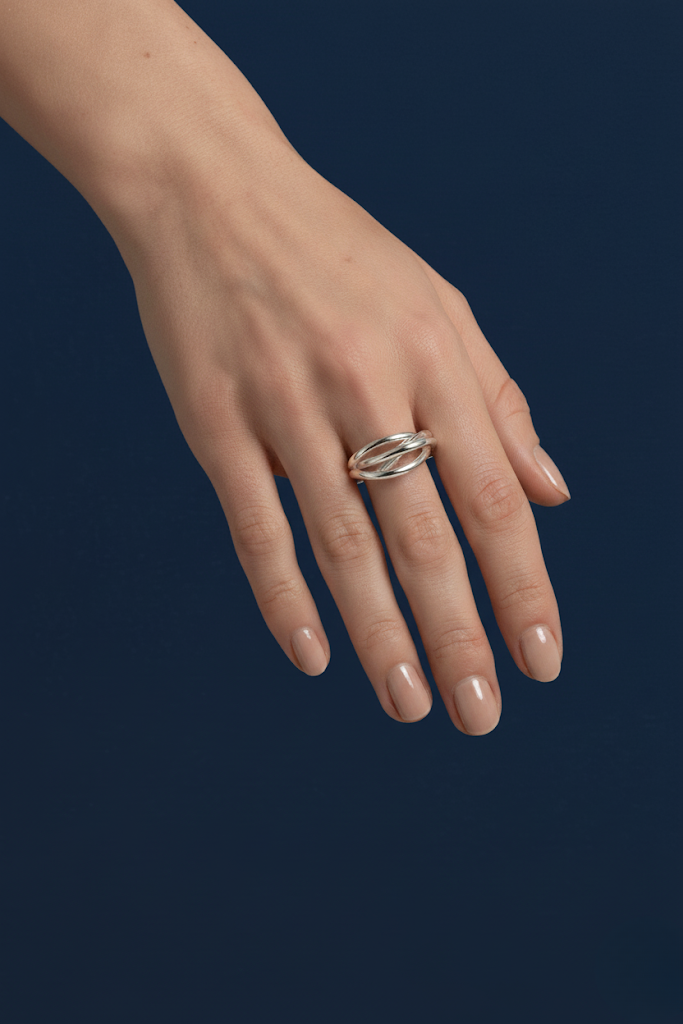 Multi-played And Stacked All-match Irregular Four-line Ring