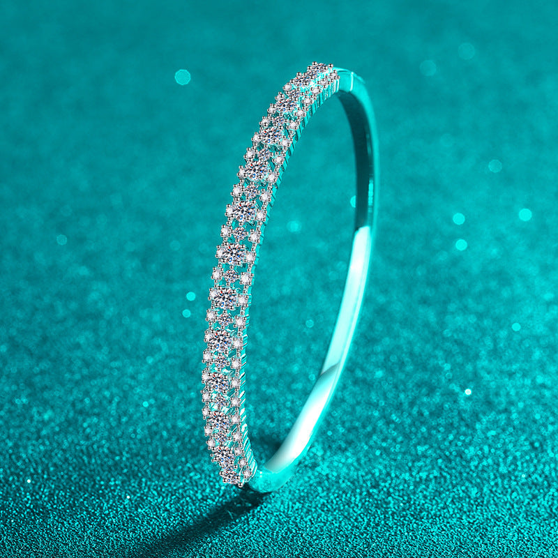 Women's Starry Moissanite Full Inlaid Bracelet