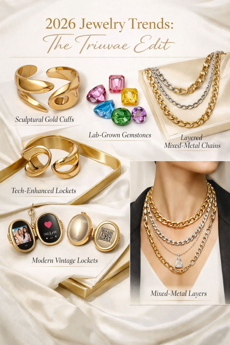 7 Future-Forward Jewelry Trends Defining 2026: The Triuvae Style Edit