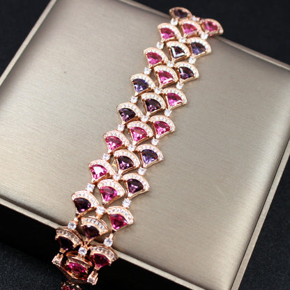 European And American Cross-border Accessories Caibao Fan-shaped Bracelet