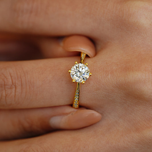 The Sovereign Radiant | Crown-Set Brilliant Ring