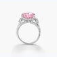 Majestic Blush Heart Pink Zircon Ring