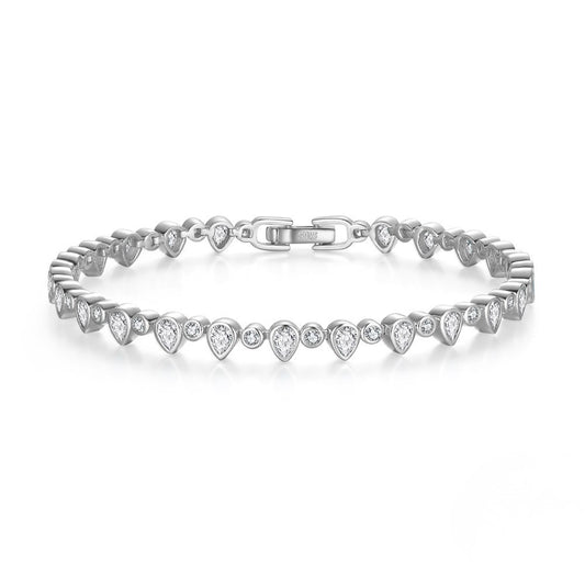 Teardrop Diamond Tennis Bracelet