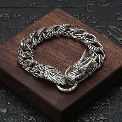 Fashion Creativity Men's Dragon Personality Trendy Bracelet