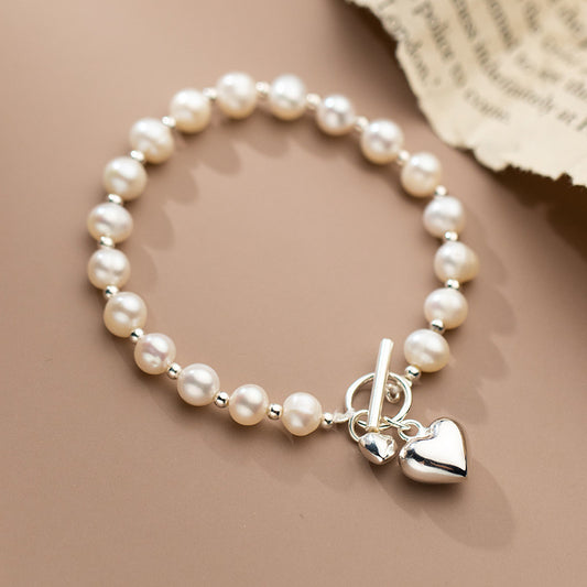 "Graceful Romance" Pearl Bracelet
