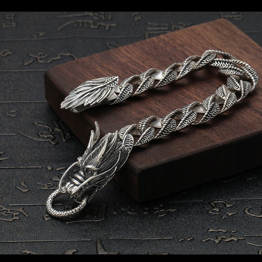 Fashion Creativity Men's Dragon Personality Trendy Bracelet