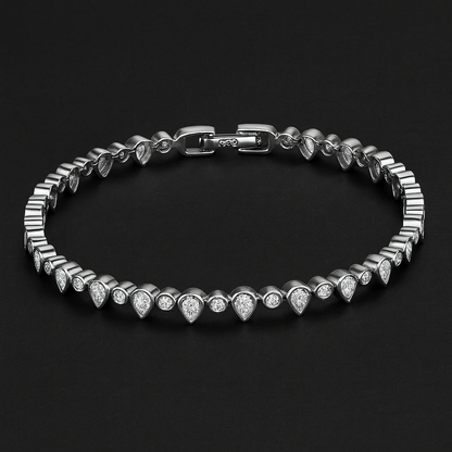 Teardrop Diamond Tennis Bracelet