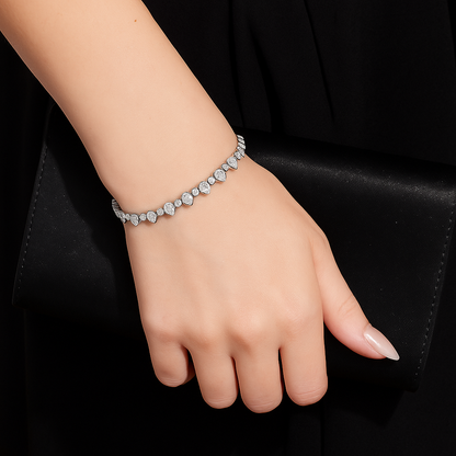 Teardrop Diamond Tennis Bracelet