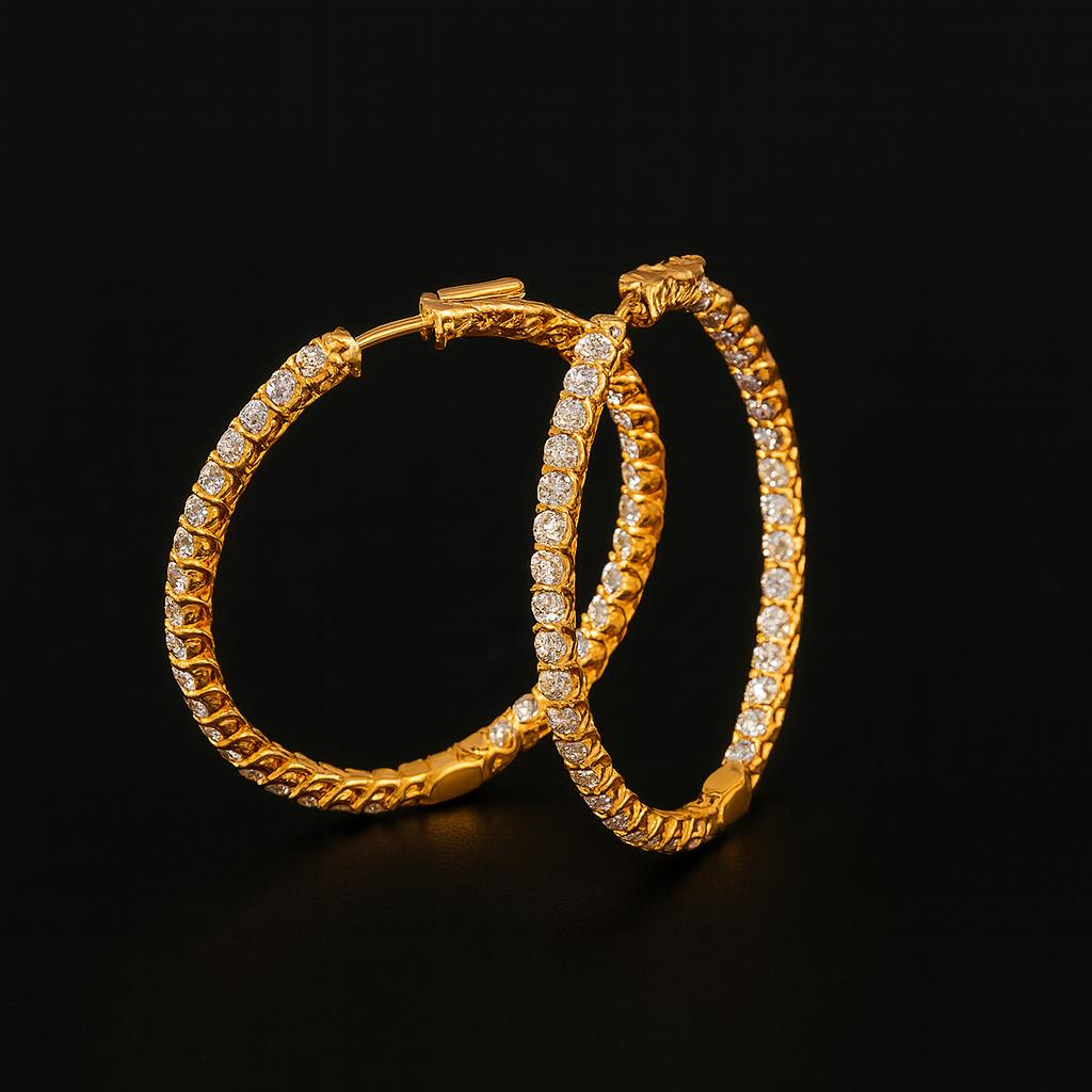 European And American Personalized Diameter Big Ear Ring