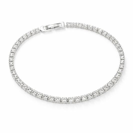 Eternal Radiance High-Brilliance Tennis Bracelet – Classic Four-Claw Design