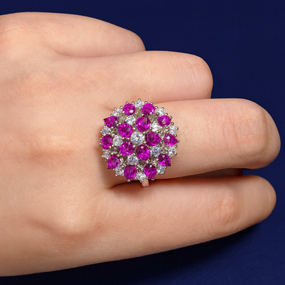 Women's Natural Magnesia Aluminum Garnet Ring