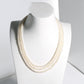 Multi-Strand Freshwater Pearl Necklace with S925 Silver Clasp