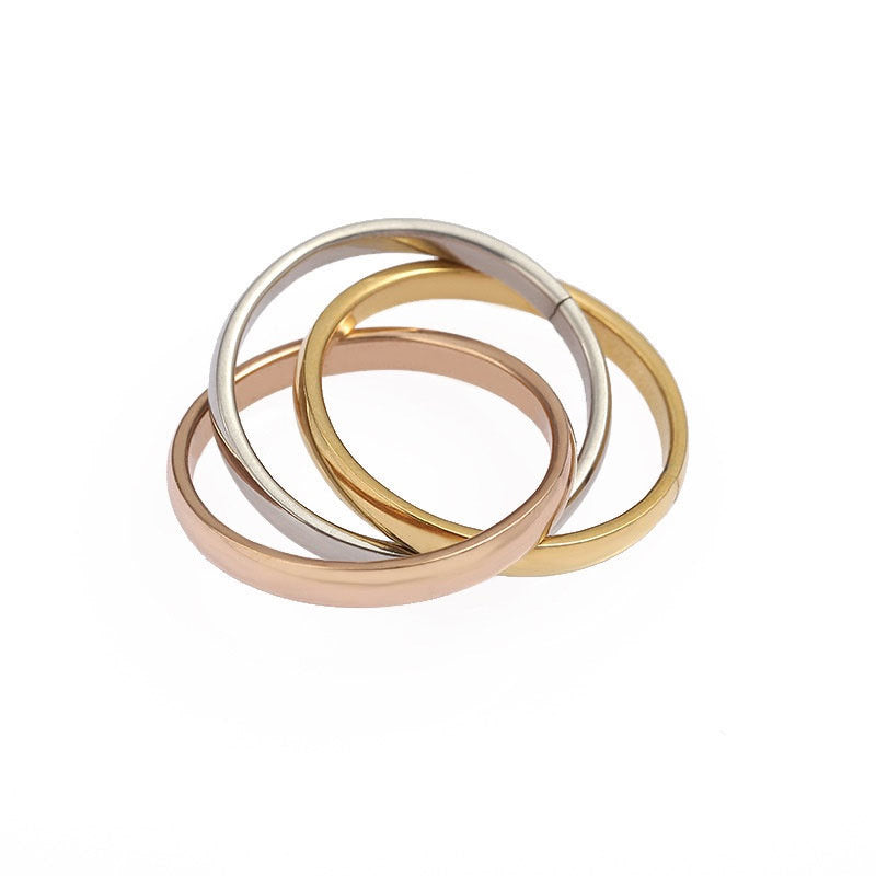 Trinity Interlocking Rolling Ring
