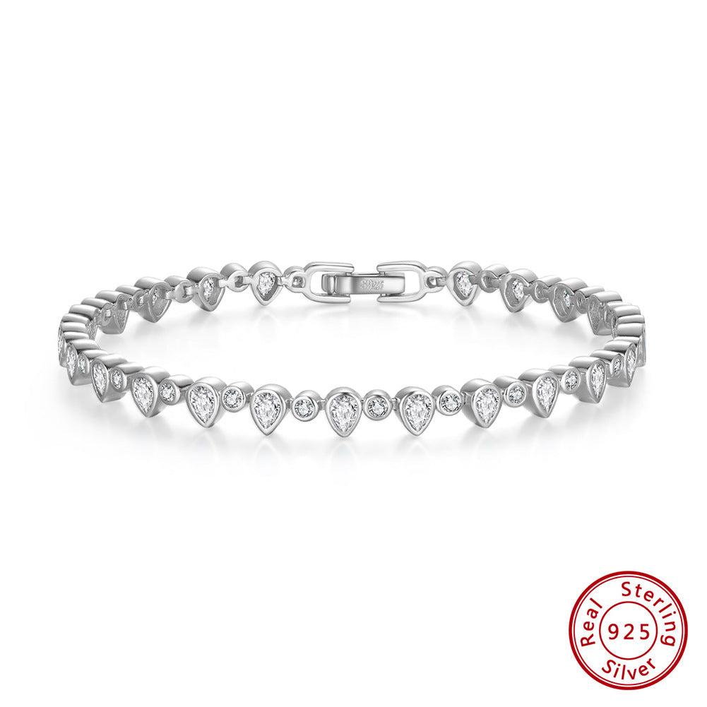 Teardrop Diamond Tennis Bracelet