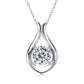 Sterling Silver Blooming Bud Pendant Necklace
