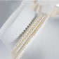 Multi-Strand Freshwater Pearl Necklace with S925 Silver Clasp