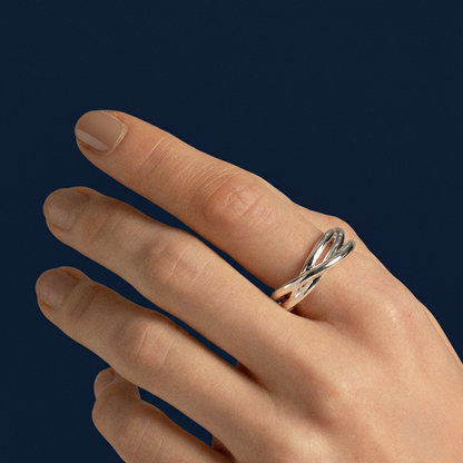 Multi-played And Stacked All-match Irregular Four-line Ring